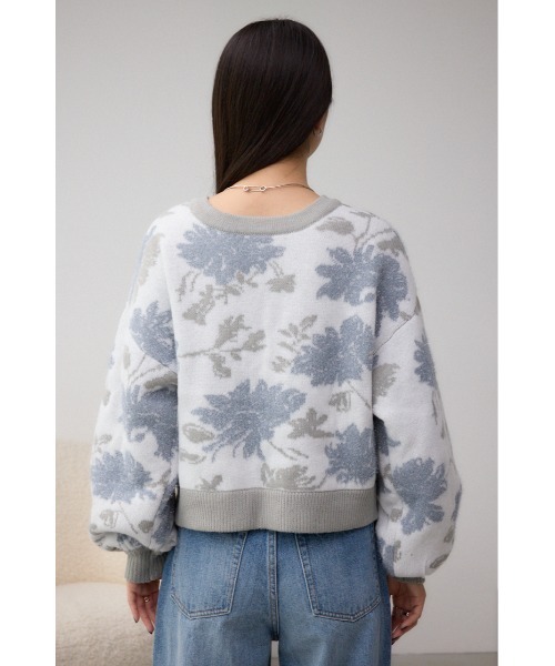 AZUL BY MOUSSY（アズールバイマウジー） カーディガン 2WAY花柄