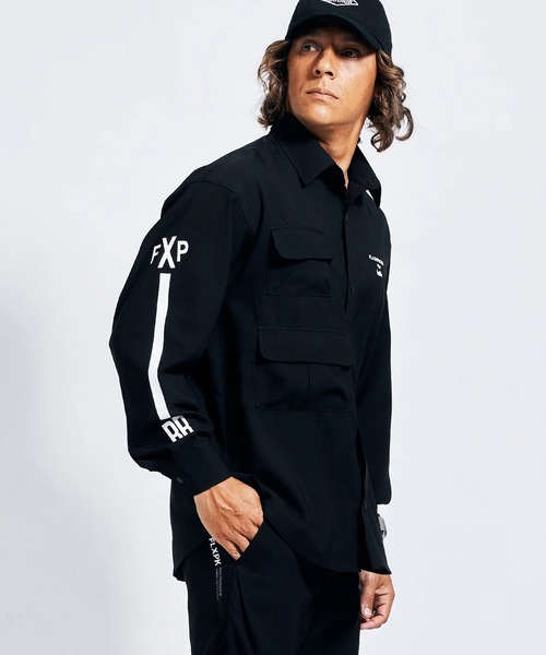 FLASH PACKER コーチジャケット ナイロンジャケット XL ブラック FLASH PACKER（フラッシュパッカー） ナイロンジャケット メンズ