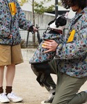 犬 服 「犬服・ドッグウェア」撥水総柄フードJKの詳細画像1