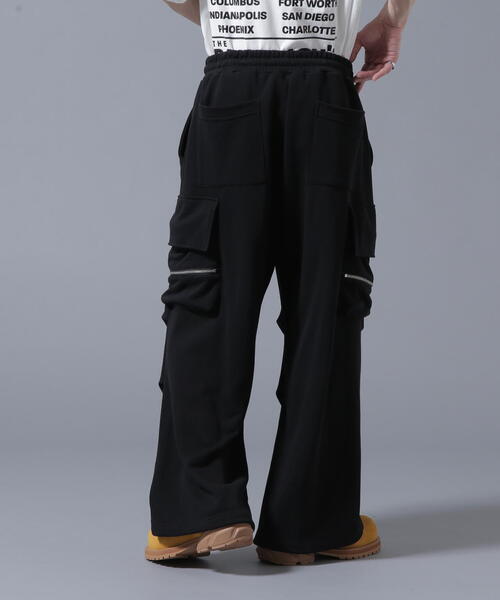 Danke schon ダンケシェーン スウェットハーフパンツ ダメージ