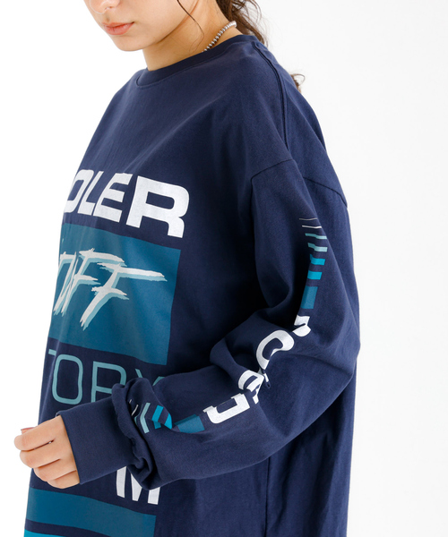 POLeR tシャツ 「POLeR/ポーラー」TEAMS RELAX L/S/チームロゴ