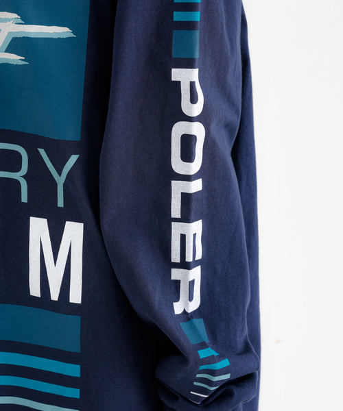 【POLeR/ポーラー】TEAMS RELAX LOGO/ロングスリーブ/チーム POLeR tシャツ 「POLeR/ポーラー」TEAMS RELAX L/S/チームロゴ