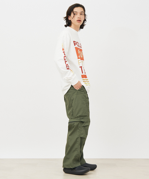 【POLeR/ポーラー】TEAMS RELAX LOGO/ロングスリーブ/チーム POLeR/ポーラー】TEAMS RELAX L/S/チームロゴ/リラックスTシャツ