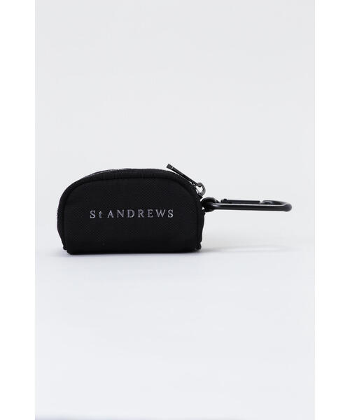 【即発送】セントアンドリュース ゴルフボールポーチ　ゴルフボールケース St ANDREWS ゴルフ 「St ANDREWS」ボールポーチ (UNISEX) メンズ