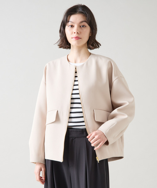 Tiara（ティアラ） ブルゾン アウター ZIPオーバーシルエットブルゾン