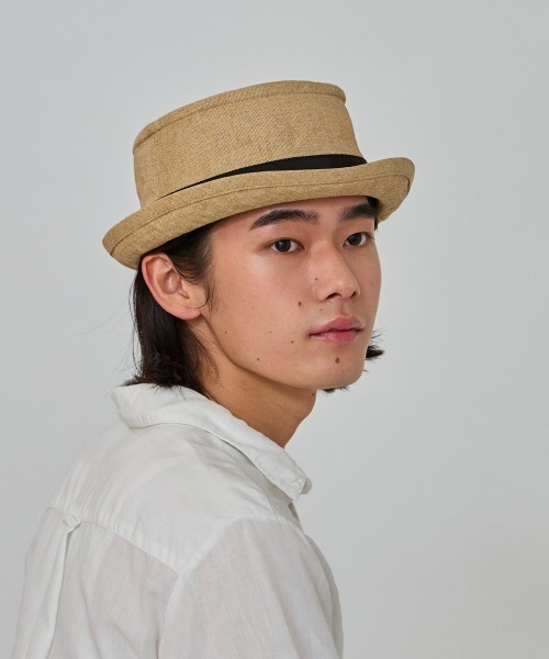 override 帽子 ハット OVERRIDE PAPER CLOTH PORK PIE