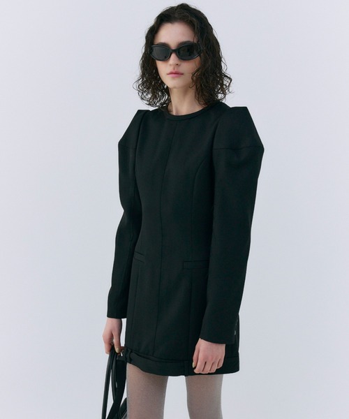 JOSE MOON（ジョゼムーン） ワンピース POWER SHOULDER HANDSOME DRESS