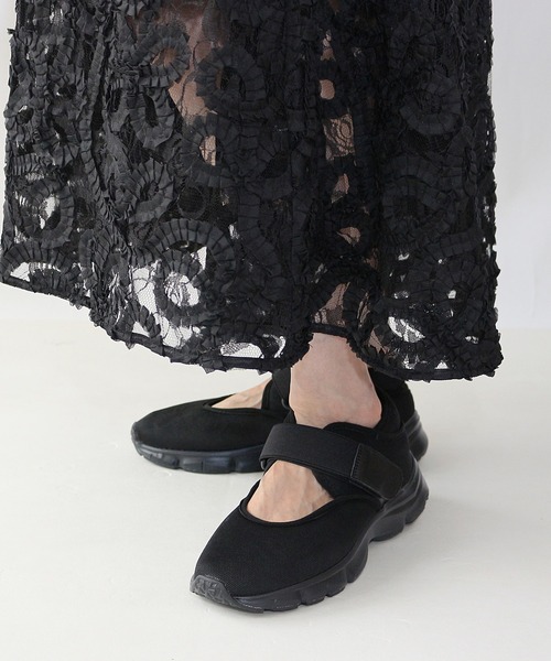 スニーカー ベルクロメッシュスニーカー「低反発スポンジ入り」 レディース_2