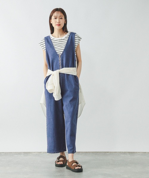 GLOBAL WORK サロペット オーバーオール GOODデニムサロペット