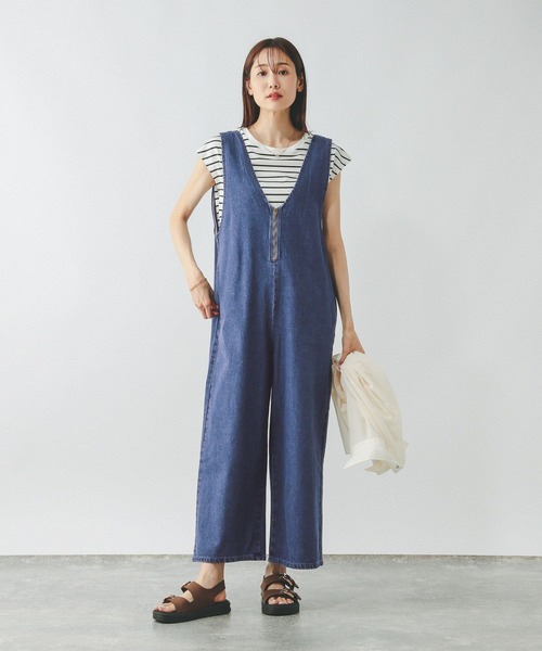 GLOBAL WORK サロペット オーバーオール GOODデニムサロペット