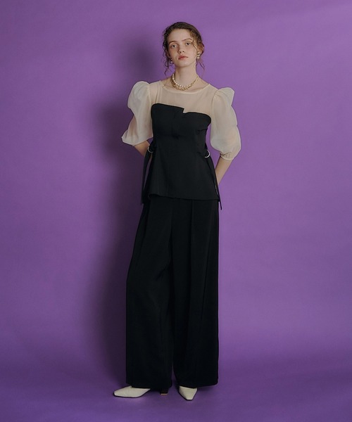 スーツ・フォーマル・ドレス et.UNiVER separated pants combination et.UNiVER パンツドレス separated pants combination
