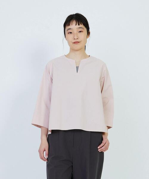 ブラウス シャツ コットンブロードAラインブラウス レディース LOISIR ブラウス シャツ コットンブロードAラインブラウス