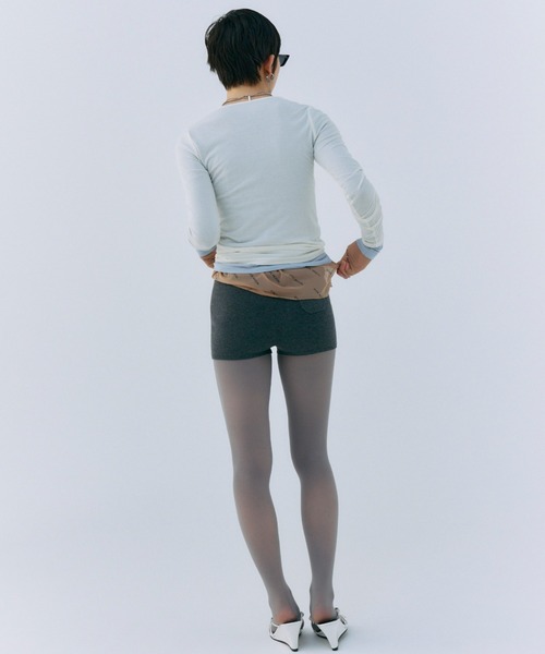 JOSE MOON パンツ KNIT SHORT PANTS/ニットショートパンツ