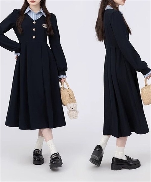 Dream garden ワンピース セットアップ制服風ワンピース