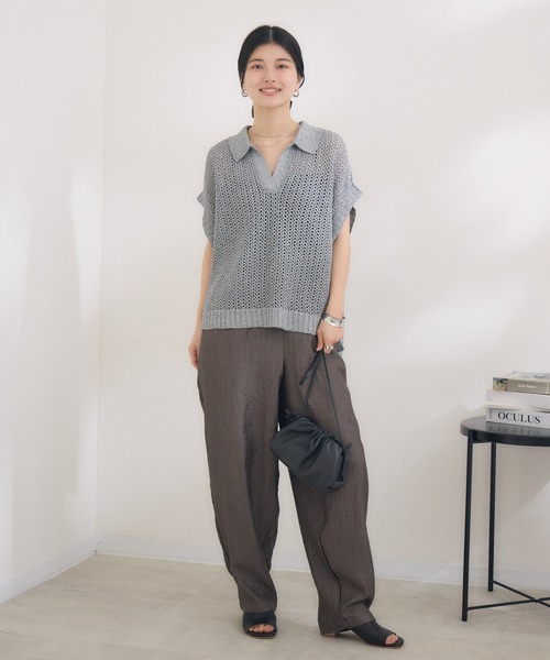 tシャツ 「Pillini/ピリーニ」グリッターポロプルオーバー レディース KATHARINE ROSS tシャツ 「Pillini/ピリーニ」グリッターポロ