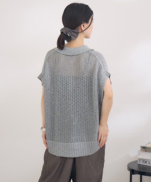 tシャツ 「Pillini/ピリーニ」グリッターポロプルオーバー レディース KATHARINE ROSS tシャツ 「Pillini/ピリーニ」グリッターポロ