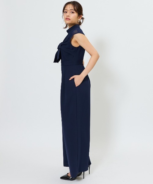 And Couture（アンドクチュール） アシメショルダー　リボンワンピース アンドクチュール AND COUTURE 11/14発売アシメショルダーリボン