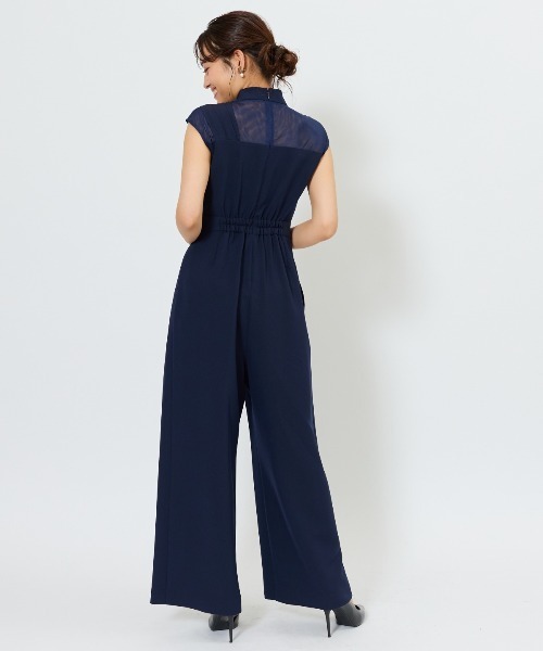 And Couture オールインワン アシメショルダーリボン