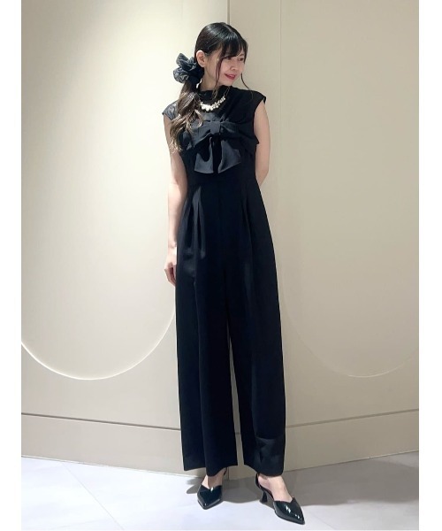 And Couture オールインワン アシメショルダーリボン