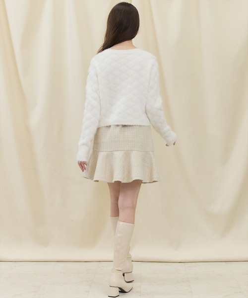 「SWINGLE」 フレアミニスカート SMALL ピンク レディース_画像7