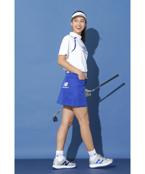 tシャツ 「new balance golf」ハーフスリーブ モックネック プルオーバー (WOMENS) レディース 直営店舗限定】ハーフスリーブ モックネック プルオーバー