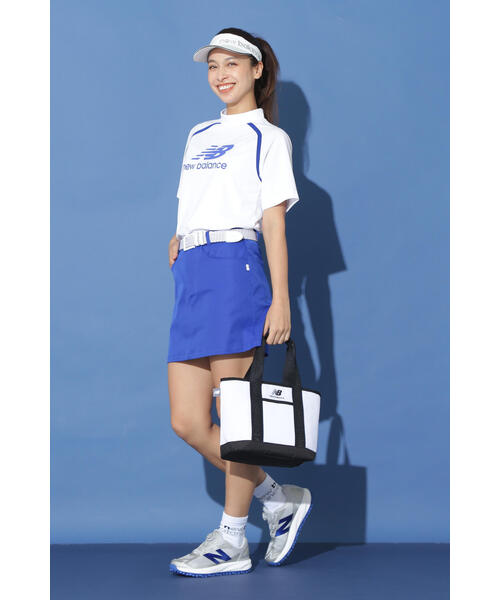 tシャツ 「new balance golf」ハーフスリーブ モックネック プルオーバー (WOMENS) レディース 保形性 ストレッチ ハーフスリーブ モックネック プルオーバー