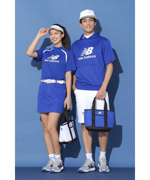 tシャツ 「new balance golf」ハーフスリーブ モックネック プルオーバー (WOMENS) レディース 保形性 ストレッチ ハーフスリーブ モックネック プルオーバー