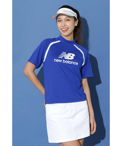 ニューバランスゴルフ　モックネックシャツ　スカート　レディース2 New Balance Golf tシャツ 「new balance golf」ハーフスリーブ