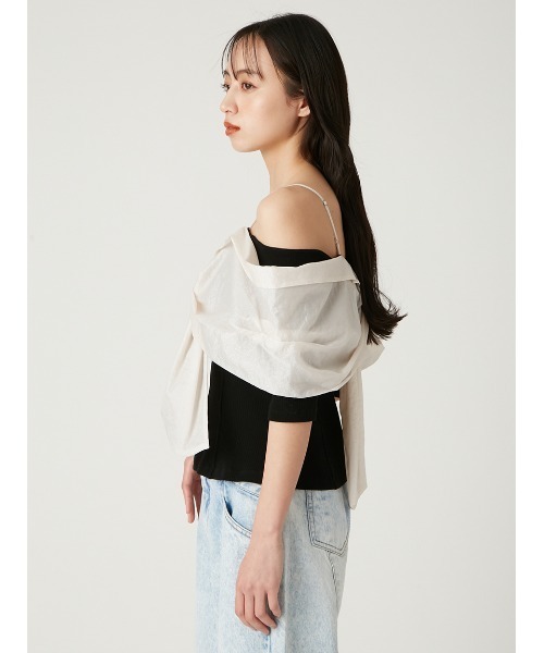 FRAY I.D ノットデザインカットコンビトップス ノットデザインカットコンビトップス(カットソー)｜トップス