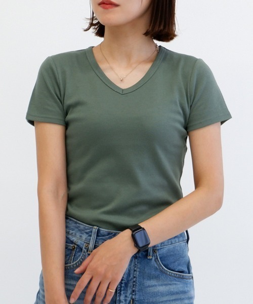 tシャツ 綿スムースプルオーバー レディース CLOTHY tシャツ 「肌触りなめらかな綿混スムース素材