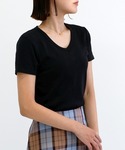 tシャツ 半袖 「肌触りなめらかな綿混スムース...の詳細画像4