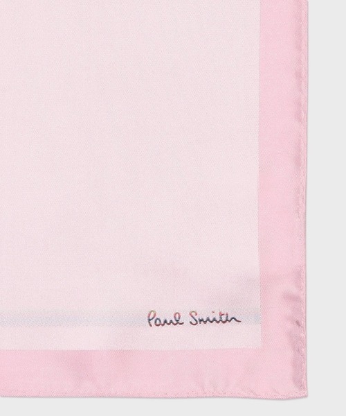 Paul Smith（ポール・スミス） ハンカチ アーティストストライプ ロゴ