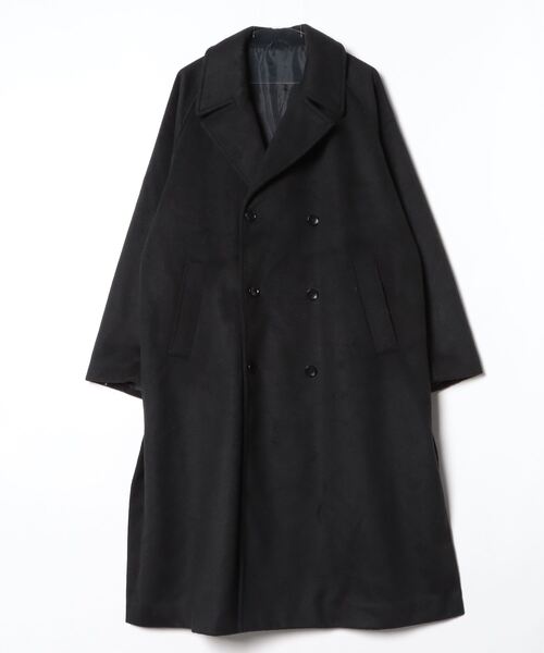 年末値下げ！美品！hevo 黒 チェスターコートサイズ48 セール】HEVO