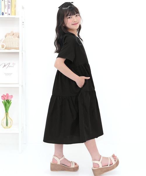Bee des ワンピース ティアードワンピース キッズ 子供服 女の子