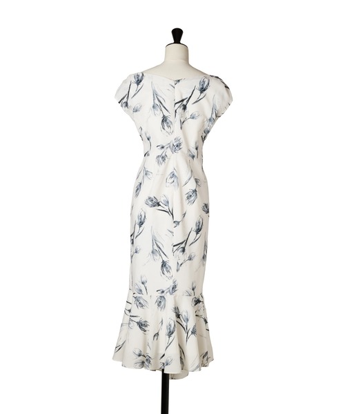 ワンピース Her lip to Lea Fleur Ruffled Dress Her lip to ワンピース Lea Fleur Ruffled Dress : ZOZOTOWN