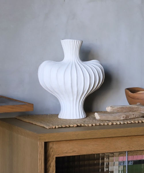 【未使用品】ヒュプシュ　Aino 花瓶　フラワーベース　花器　Hübsch collex（コレックス） 花瓶 「Hubsch/ヒュプシュ」Vase glass L
