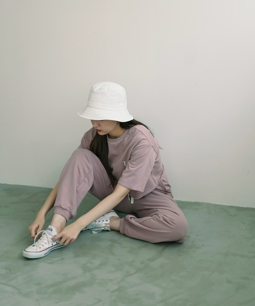 「TINA：JOJUN」 半袖Tシャツ M ラベンダー レディース
