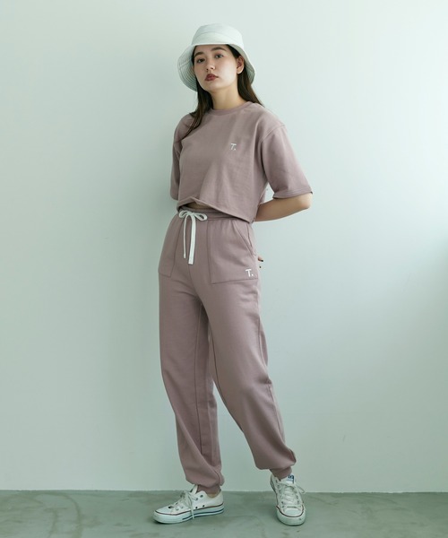 「TINA：JOJUN」 半袖Tシャツ M ラベンダー レディース