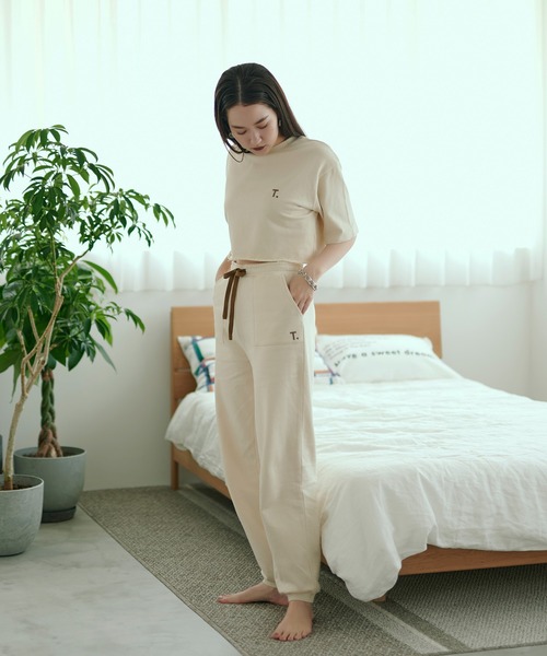 「TINA：JOJUN」 半袖Tシャツ M ラベンダー レディース