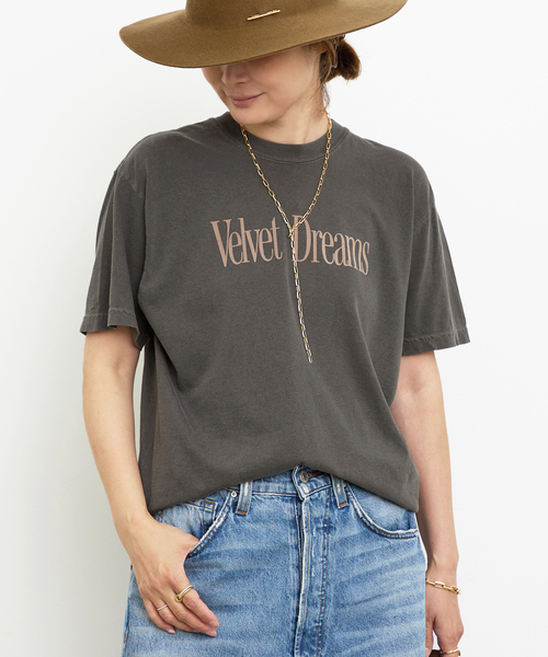 Deuxieme Classe BTN Velvet Tシャツ Deuxieme Classe tシャツ BTN Velvet Tシャツ レディース
