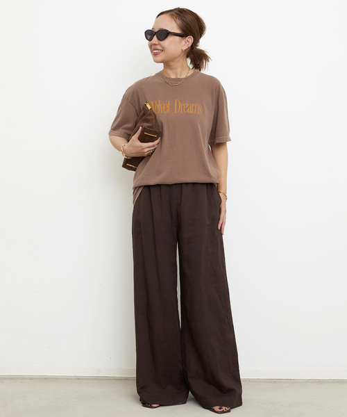 Deuxieme Classe tシャツ BTN Velvet Tシャツ レディース