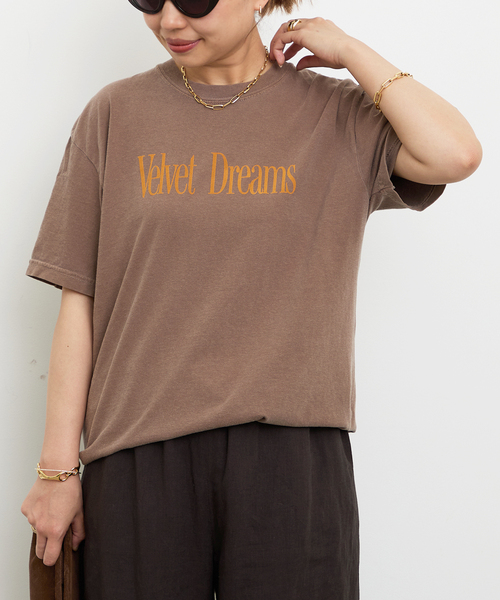Deuxieme Classe BTN Velvet Tシャツ　新品14300円 DEUXIEME CLASSE - BTN Velvet Tシャツ ブラックDの通販 by momo