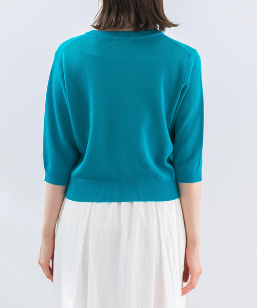 URBAN RESEARCH ROSSO WOMEN」 7分袖ニットカーディガン FREE