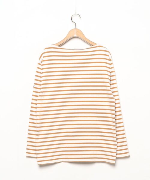 「SAINT JAMES」 長袖Tシャツ M ブラウン メンズ