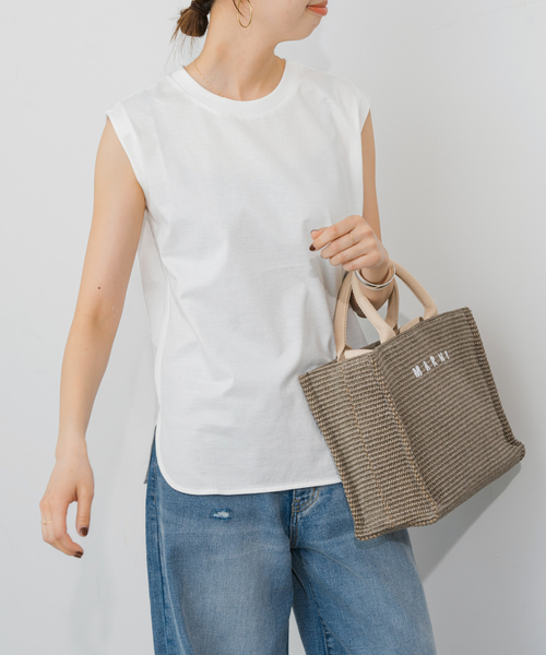 Spick＆Span tシャツ 「追加2」ファインコットンノースリーブ