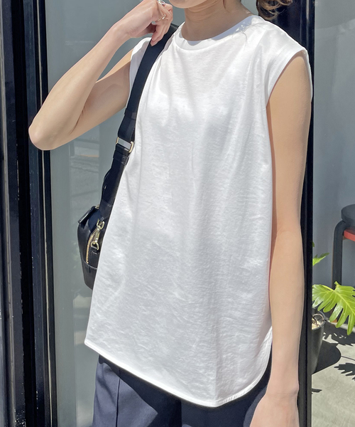 Spick＆Span tシャツ 「追加2」ファインコットンノースリーブ