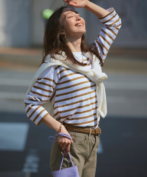 23区（ニジュウサンク） ニットカーディガン 38 ベージュ レディース