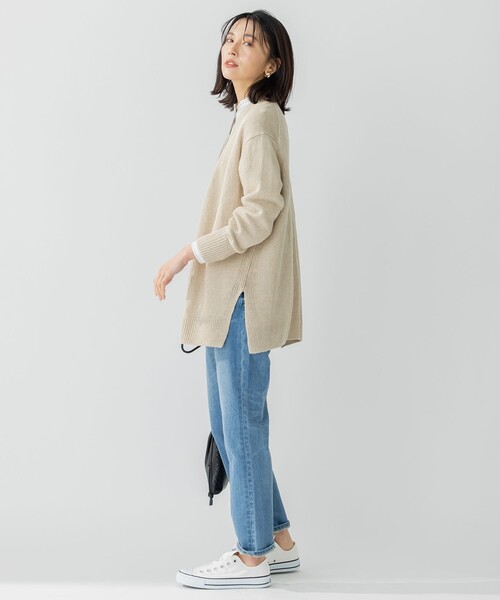 23区（ニジュウサンク） ニットカーディガン 38 ベージュ レディース