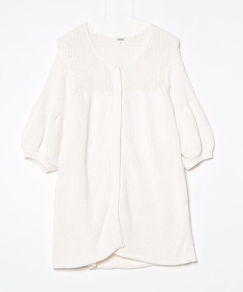 FOXEY - フォクシー七分袖カーディガン 春夏】FOXEY 七分袖ショートカーディガン ブルー L