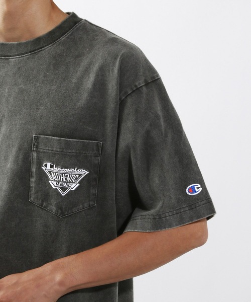 Champion tシャツ 「Champion(チャンピオン）」ブリーチ